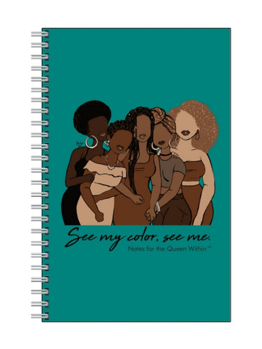 See My Color, See Me.; Notebook